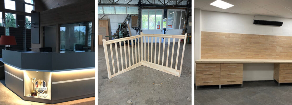 Atelier AM3D réalisant une structure bois sur mesure en atelier