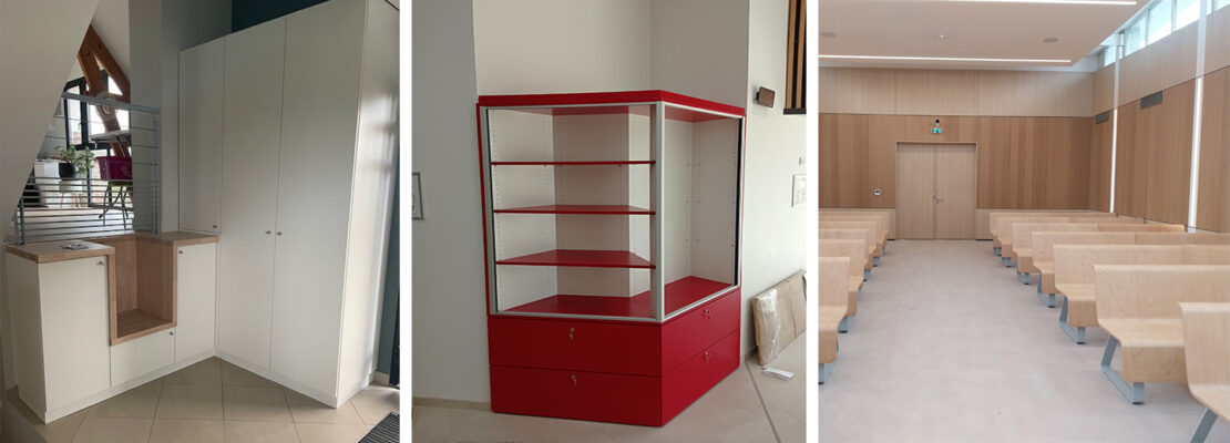 Détail d’un assemblage de menuiserie bois réalisé sur mesure